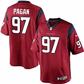 Nike Men & Women & Youth Texans #97 Pagan Red Team Color Game Jersey,baseball caps,new era cap wholesale,wholesale hats